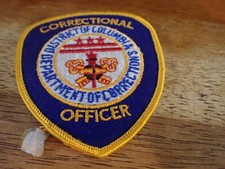 DISTRICT OF COLUMBIA CORRECTION OFFICER OBSOLETE VEST   PATCH BX X #9