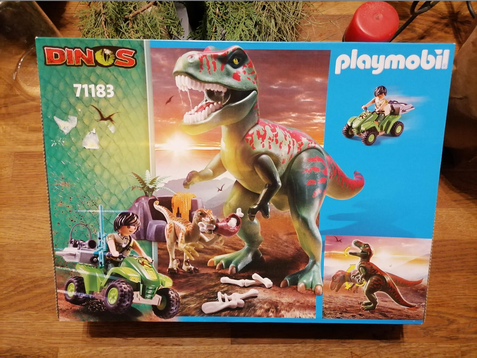 Playmobil Dinos 71183 quad anti-ennui pour occuper les enfants passionnés de dinosaures