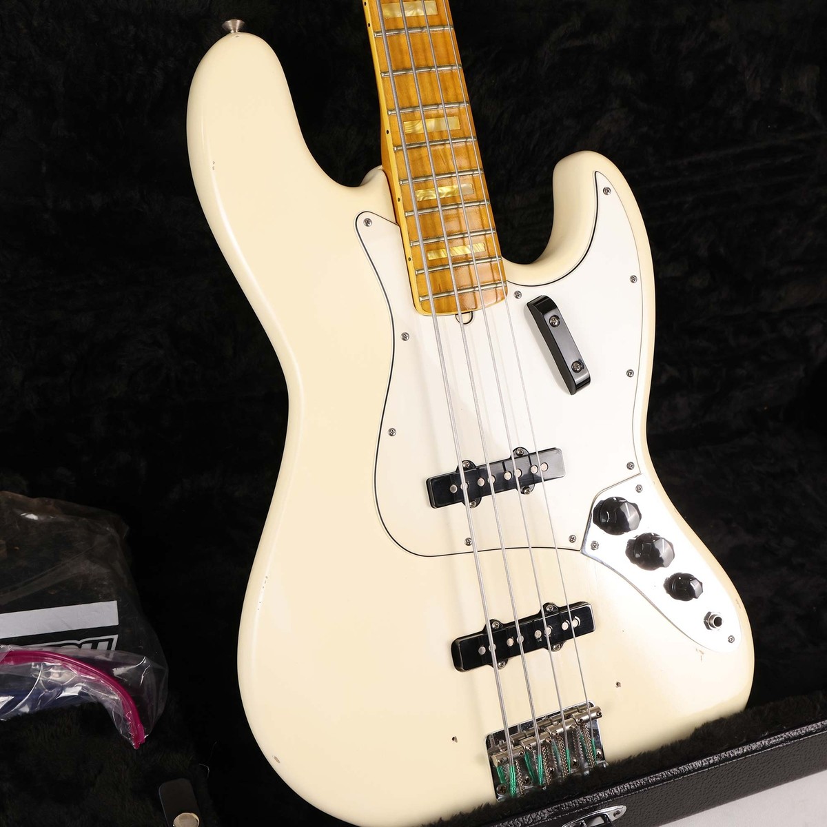 1973 Fender Jazz Bass Olympic White Refin | eBay