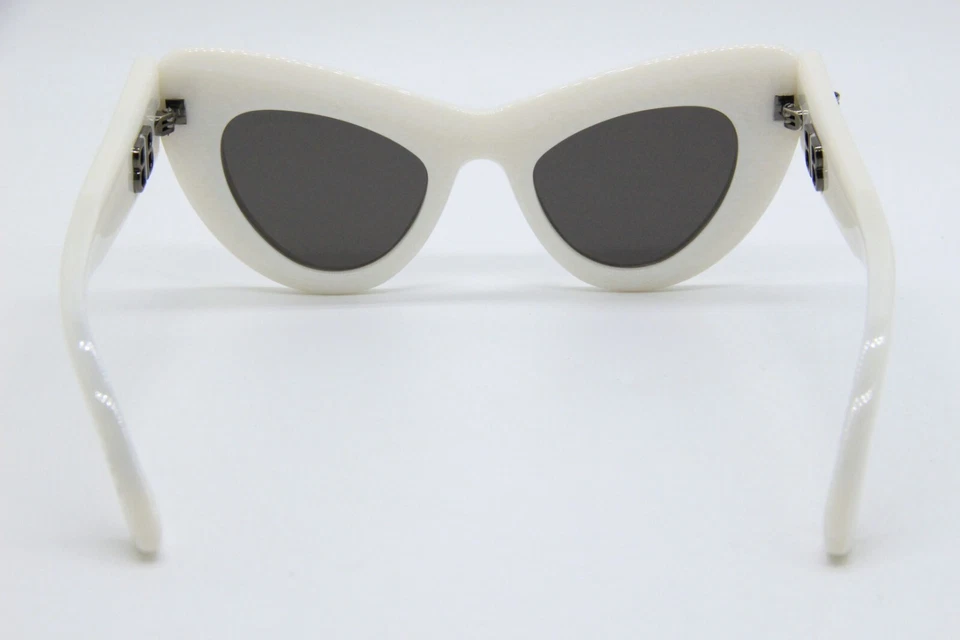 NUEVAS GAFAS DE SOL BALENCIAGA BB 0204S 003 XL BLANCAS AUTÉNTICAS 49-23 Foto 4 de 4