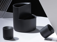 3 Pcs Matte Black Toothbrush Holder, 2 Toothbrush Stands and 1 Toothpaste Holder