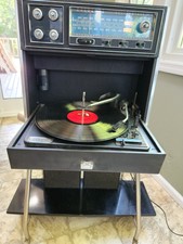 Sylvania Solid State Stereophonic Garrard Exponent 4/60 Turntable - Tested Works