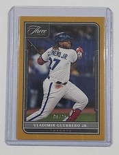2022 Panini Three And Two VLADIMIR GUERRERO JR #52 GOLD #'d /25