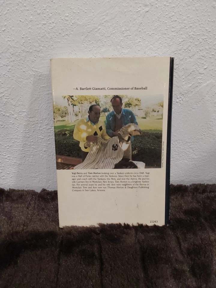 Книга клуб издание YOGI BERRA NEW YORK YANKEES IT AINT более 1989 в твердом переплете - Изображение 2 из 3