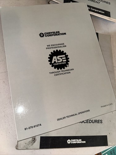 1999 Dodge Ram Van Body Powertrain & Chassis Service Manuals Manual OEM - Picture 15 of 18