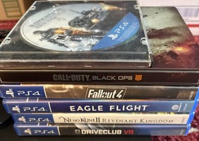 PlayStation 4 Slim 500 GB Bundle Console with Controller, 6 Games
