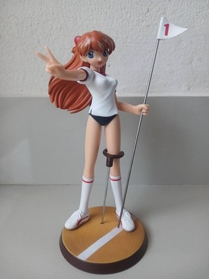 Evangelion Asuka Langley School Figure Model RENEWAL SEGA 2003