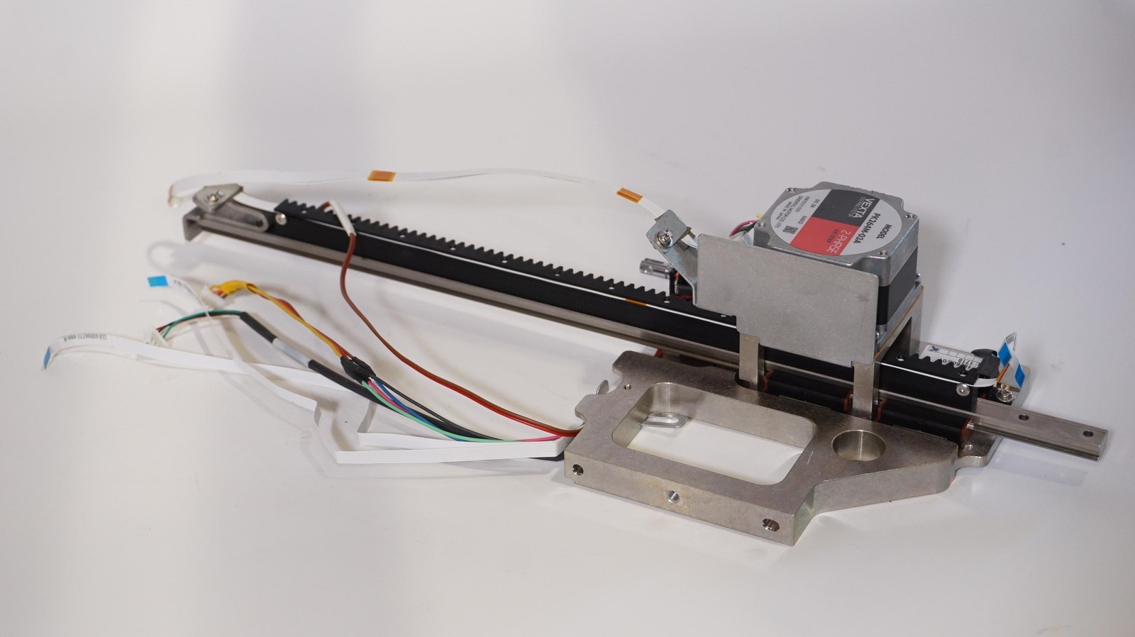 BOSCH REXROTH R044923019 MINIATURE GUIDE RAIL MSA-012-SNS-H 412MM+2 BLOCKS+MOTOR