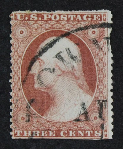 CKStamps: US Stamps Collection Scott#25A 3c Washington Used
