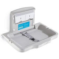 KISTEX Baby Changing Station Wall Mounted Changing Table Portable for Home Grey