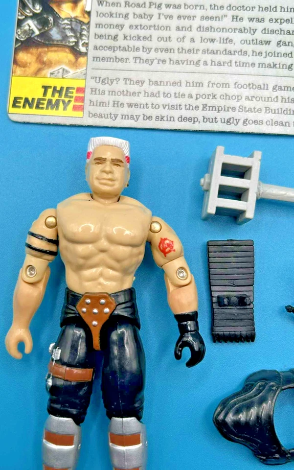 K23i5751 ROAD PIG 100% COMPLETE 1988 GI JOE DREADNOK VINTAGE FIGURE ORIGINAL - Image 2 of 4