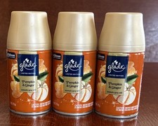 Glade Pumpkin  Ginger Automatic Spray Refills. 3 Pack. Limited Edition