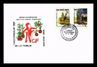 Dr Jim Stamps Dominican Republic 1994 Christmas Intl Year Of Family 2V Fdc