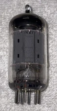 Amperex ECC83/12AX7 MC6 #9A Dual Triode Tube O Getter  TV7 Strong Worn Label
