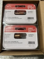 KEMAO 220941 45 A Nozzles and 220842  10-105 A Electrode 20pcs Each -CHA