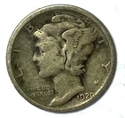 1920 S 10c Mercury Silver Dime Rare Ten Cents San Francisco