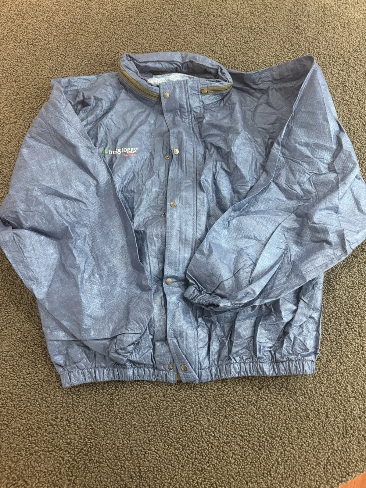Frogg Toggs All Sport Rain Suit Jacket/Pant Set Dark Blue SZ XXL With Bag
Opens in a new window or t