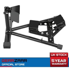 Motorcycle Wheel Chock GEARZAAR UK Motorbike Paddock Stand Heavy Duty Trailer