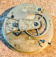 Antique M Dougal Edinburgh Fusee Pocket Watch 42.5mm Spares Repairs