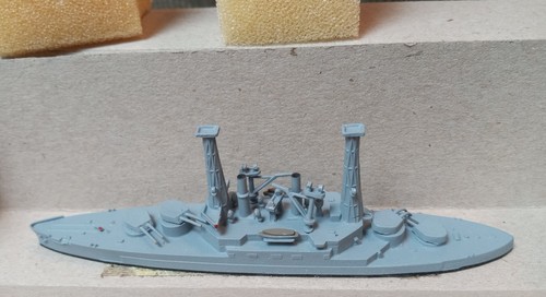 Navis 1/1250 USS Michigan WW1 Grey w Cage Masts MIB Battleship Unused Number 309