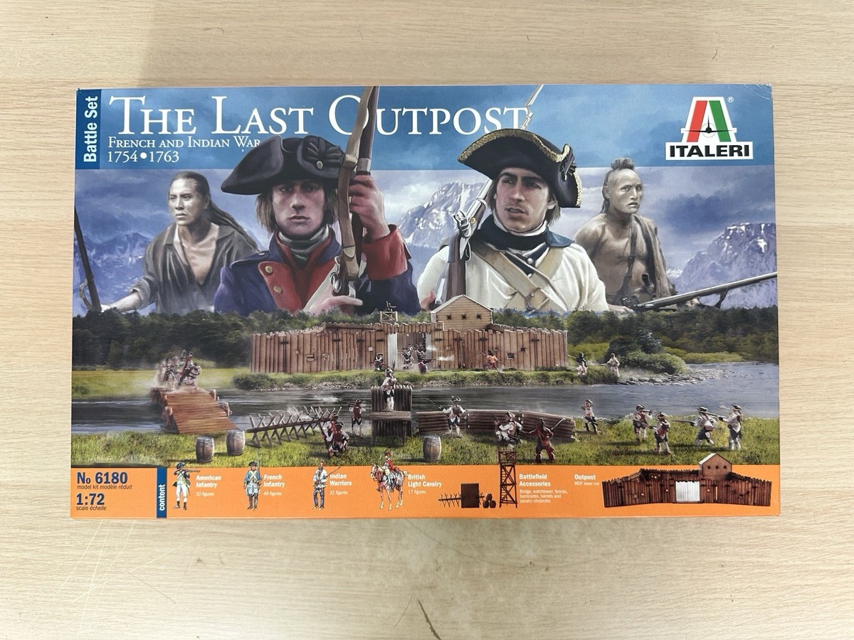 Platz Italeri 1/72 The Last Outpost French And Indian War Diorama