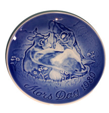 PIATTO DA COLLEZIONE IN PORCELLANA DANESE Mother's Day Mors Day MAMMA 1989