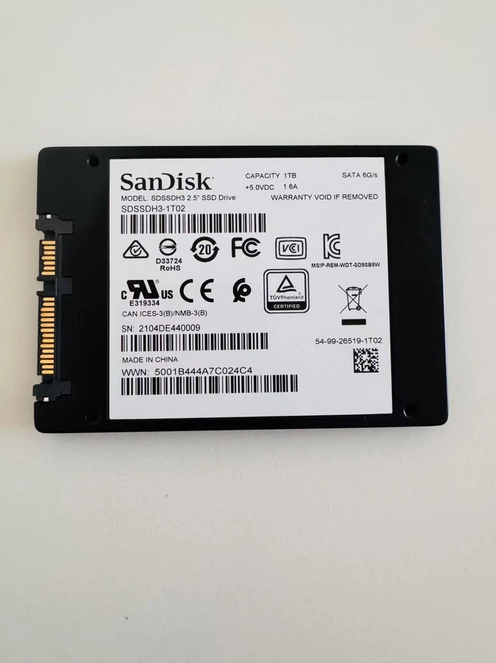 SANDISK ULTRA 3D NAND 1TB SSD SATA III 6 GB/S 2.5" /7 (SDSSDH3-1T02) - Image 2 of 4