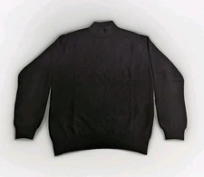 Charter Club 100% Cashmere 2-Ply Black Sweater Size Medium Black 