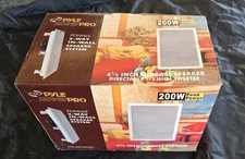 Pyle Dryver Pro PDIW65 2-Way In-Wall /Ceiling 200W 6.5" Midbass/Tweeter Pair