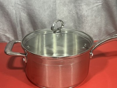 Chantal SLIN 35-2035 Stainless Steel 3.5 Quart Qt Saucepan With Lid
