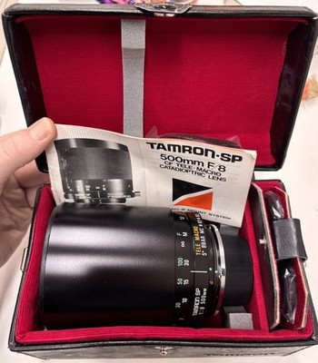 Tamron 55B 500mm f8 SP Tele Macro Lens Reflex Mirror Adaptall 2 Nikon Ai (#B99)