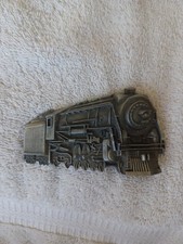 Vintage 1979 Indiana Metalcraft Railroad Train Belt Buckle