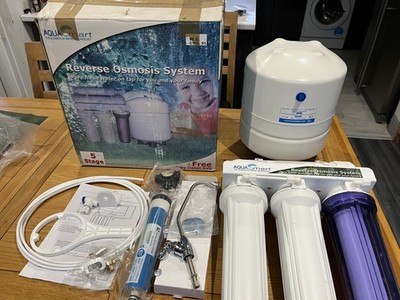 Aqua Smart 5 Stufen Umkehrosmose Trinkwasserfilteranlage & Wasserhahn 