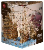 Puzzle 1000 ElementóW. Piraci + Plakat - Heye