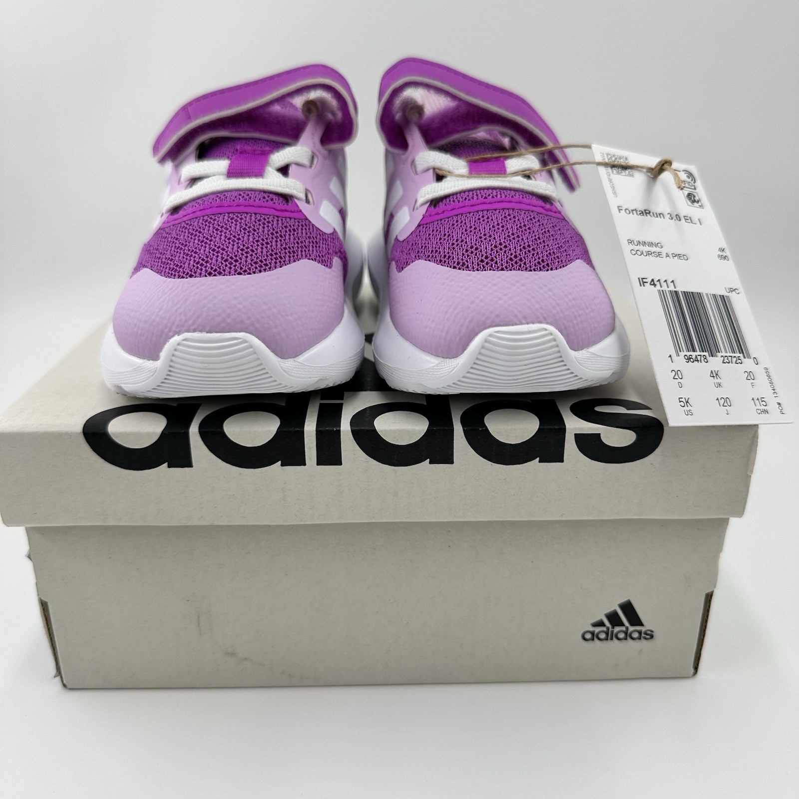 Adidas FortaRun 3.0 5K Kids Pink/Purple Running Shoe