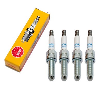 Zündkerzen Set NGK 4x LMAR9D-J entstört 26,5mm Langgewinde Ø 10mm, 1633