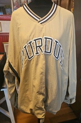 Vintage Purdue Boilermakers Jacket Pullover Starter Reversible Double Sided L