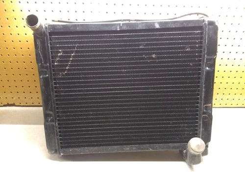 VTG 1961/62 Corvette Radiator, Brass/Copper 4 Row, Needs Repair Upper Tube, USA!