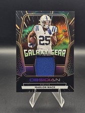 🔥🔥Marlon Mack /75 Galaxy Gear Patch #GG8 2020 Panini Obsidian Football🔥🔥