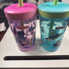 2 Pack Nuby Thirsty Kids Super Sipper Straw Cup