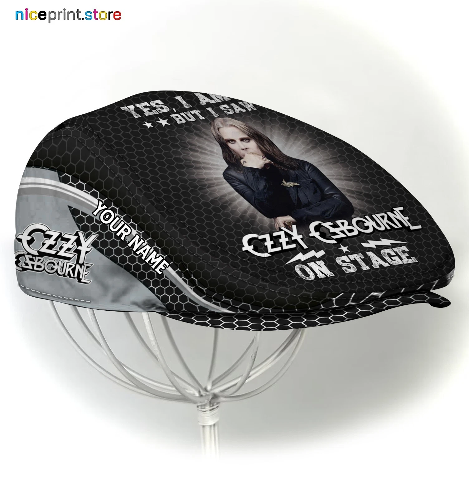 Ozzy Osbourne Jeff Cap Ozzy Osbourne Driver Cap Ozz Golf Cap Ozzy Flat cap