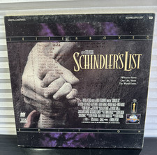 Schindler  s List 1993 Laserdisc   Steven Spielberg Holocaust Drama