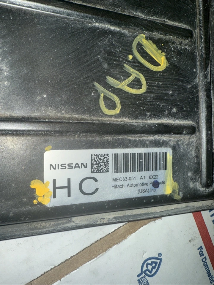 07 NISSAN QUEST ECM ECU PCM MÓDULO MEC83-051 A1 HC Foto 3 de 4