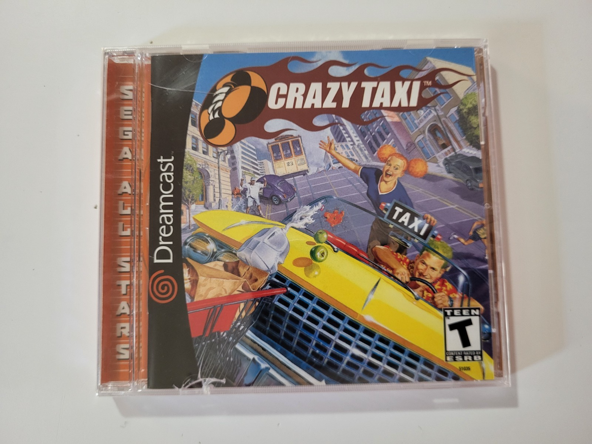 Crazy Taxi (Dreamcast 2000) Sega All Stars Factory Sealed Y- Fold