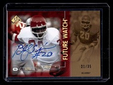 2011 SP Authentic #200 Billy Sims Autographs Gold #/35