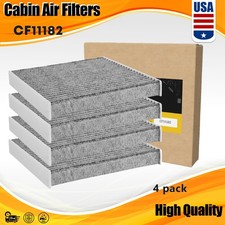 4 Pack Cf11182 Cabin Air Filter For Honda Crv Civic Clarity Insight Acura