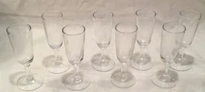 Set Of  8 Cordial Glasses- 4” Tall Stemware