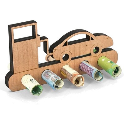 Geldgeschenk Holz Tankstelle Geburtstagsgeschenk Auto Führerschein DIY Dekora...