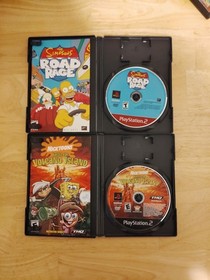 Sony PlayStation 2 Slim PS2 w/OEM Controller & 5 Games ⭐Ready to Play⭐