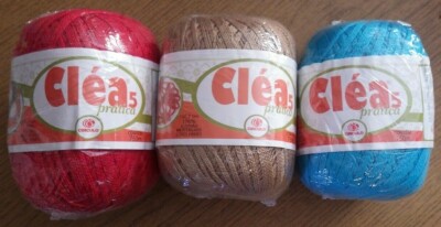 One Ball Circulo CLEA5 Pratica 150g 820yd Crochet Thread #5, Cotton U Pick Color